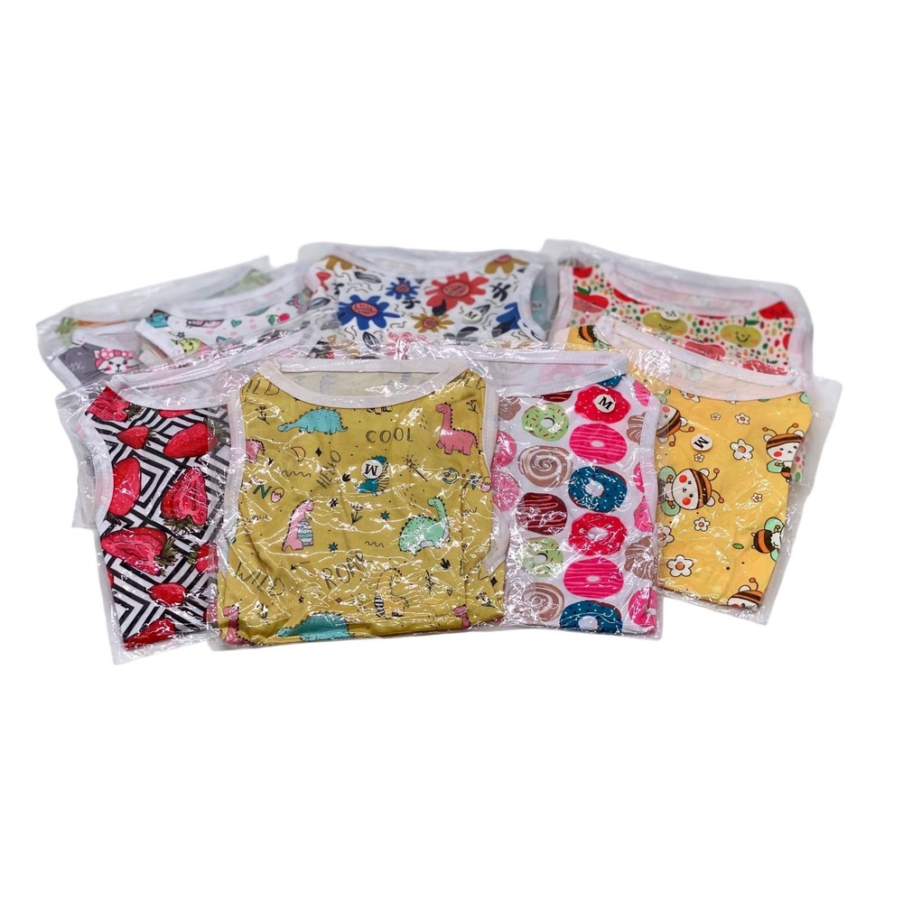 Assorted Pet Tank Tops Small Dog Cat Vest Fruit Animal Alphabet Prints Size M